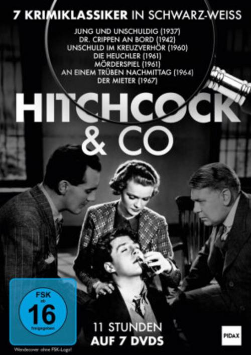 Hitchcock & Co. - 7 Filmklassiker,7 DVD