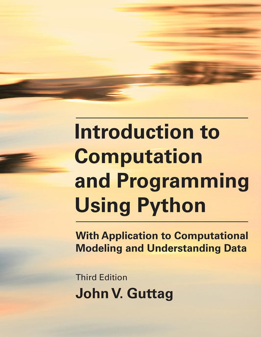 Buchcover: Introduction to Computation and Programming Using Python, third edition