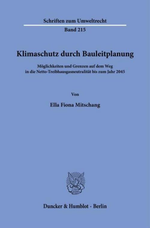 Klimaschutz durch Bauleitplanung
