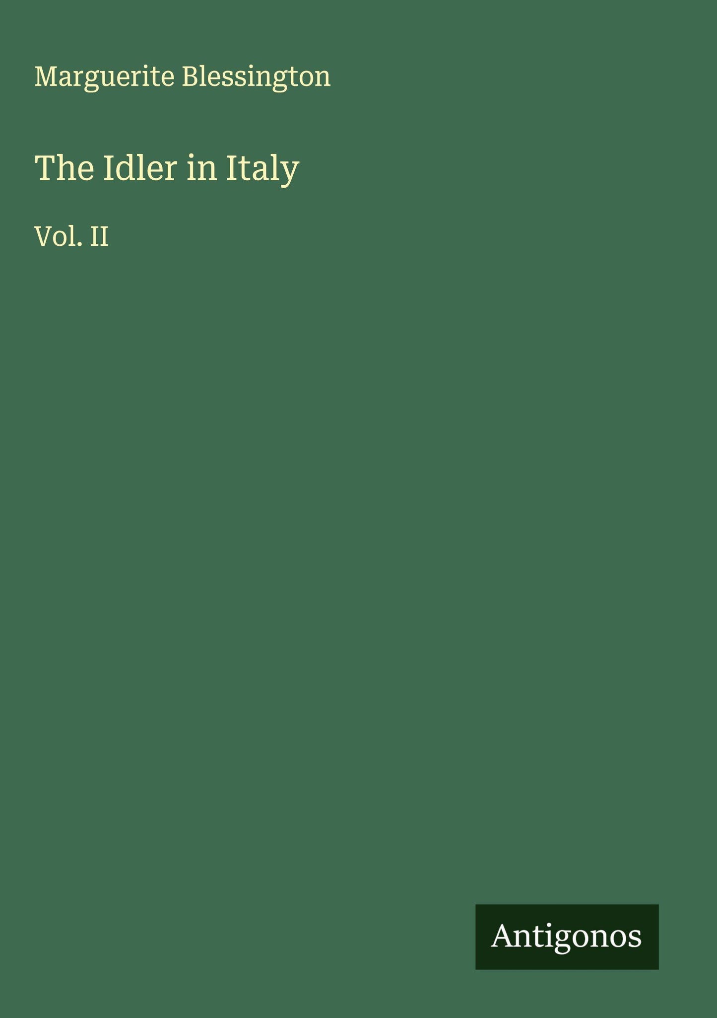 The Idler in Italy