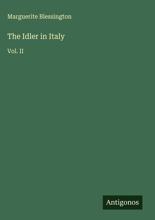 The Idler in Italy