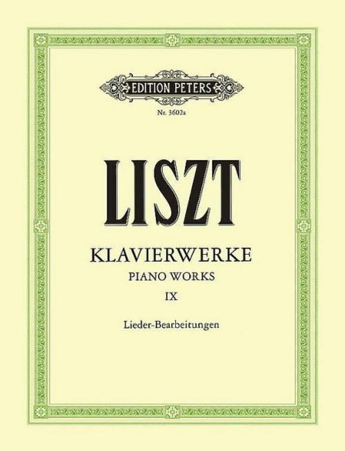 Klavierwerke, Band 9: Lieder-Bearbeitungen