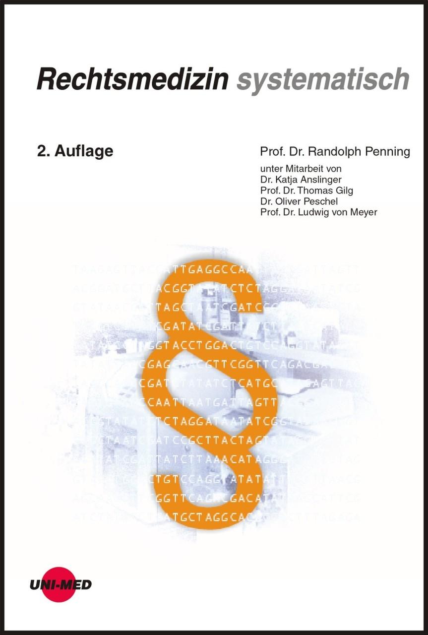 Buchcover: Rechtsmedizin systematisch
