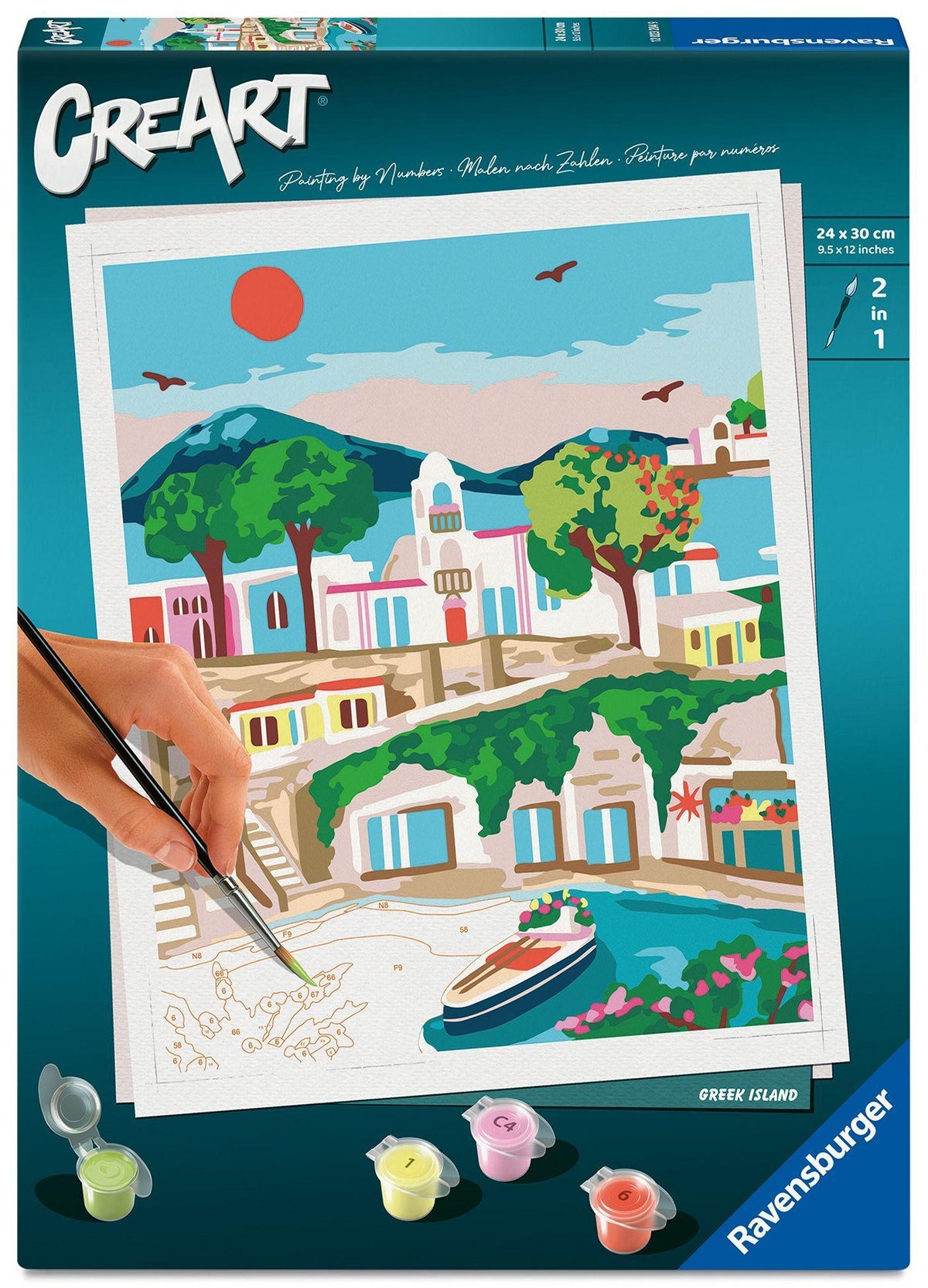 Buchcover: CreArt Adults Trend - Griechische Insel