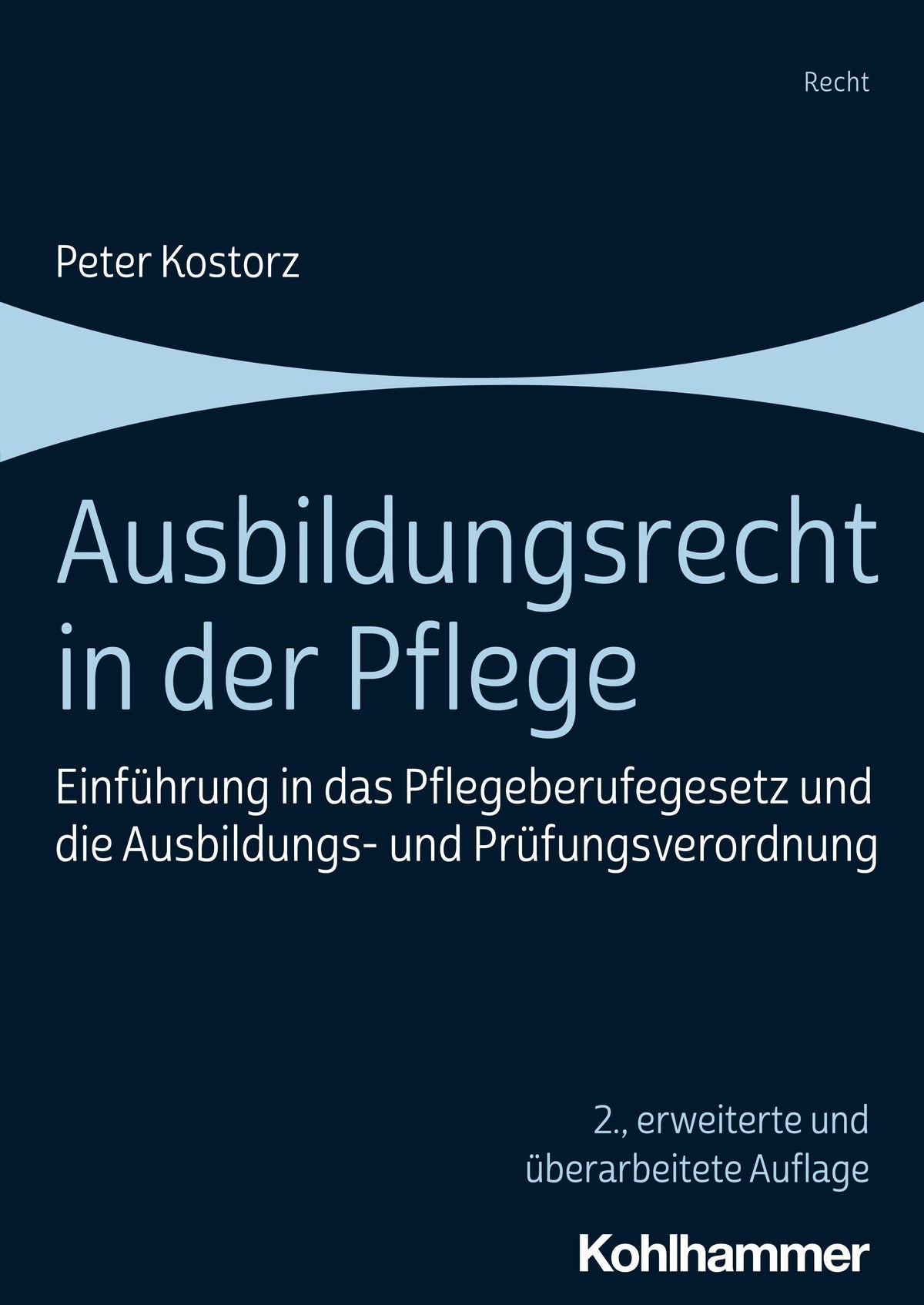 Buchcover: Ausbildungsrecht in der Pflege