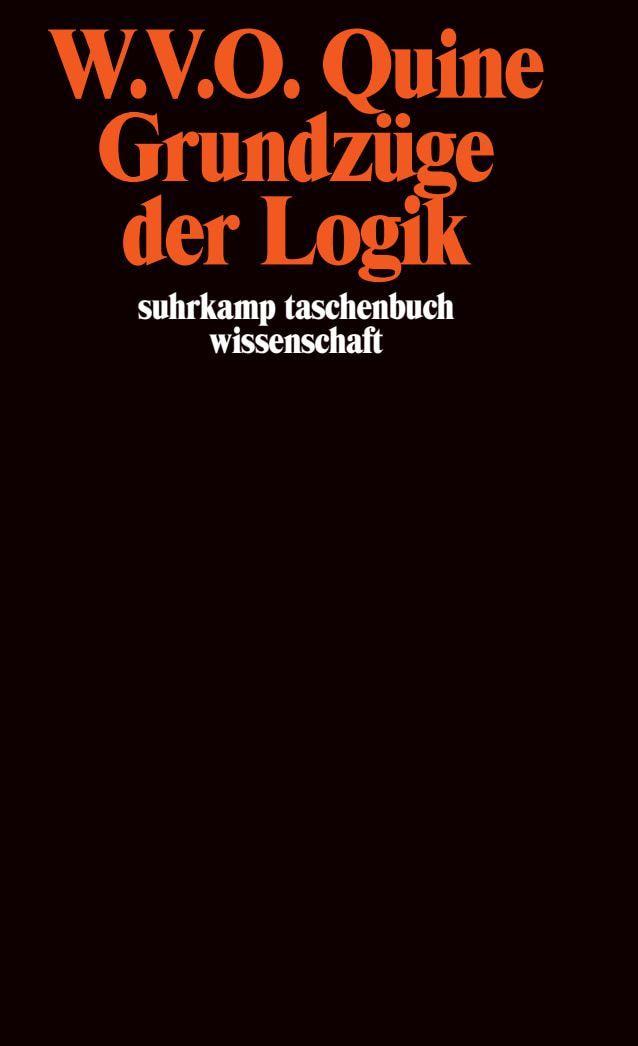 Buchcover: Grundzüge der Logik