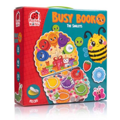 Lernspiel Roter Käfer Busy Book mit Klettverschluss Die Smileys  RK1170-04
