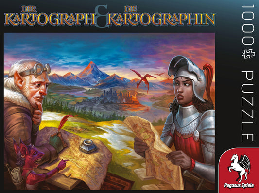 Puzzle Motiv Kartograph (Puzzle)