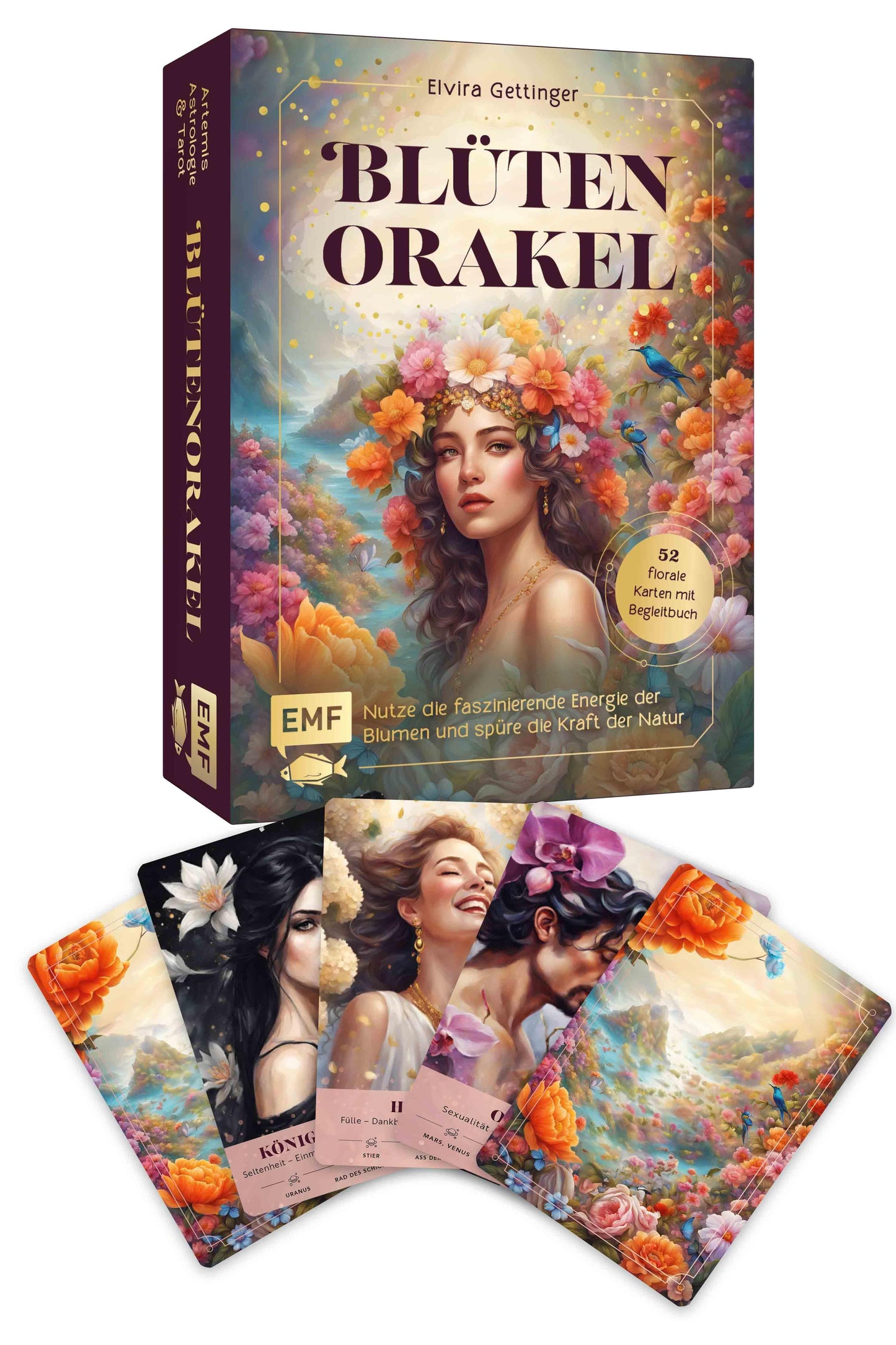 Orakel-Kartenset: Blütenorakel | Nutze die faszinierende Energie der Blumen und spüre die Kraft der Natur