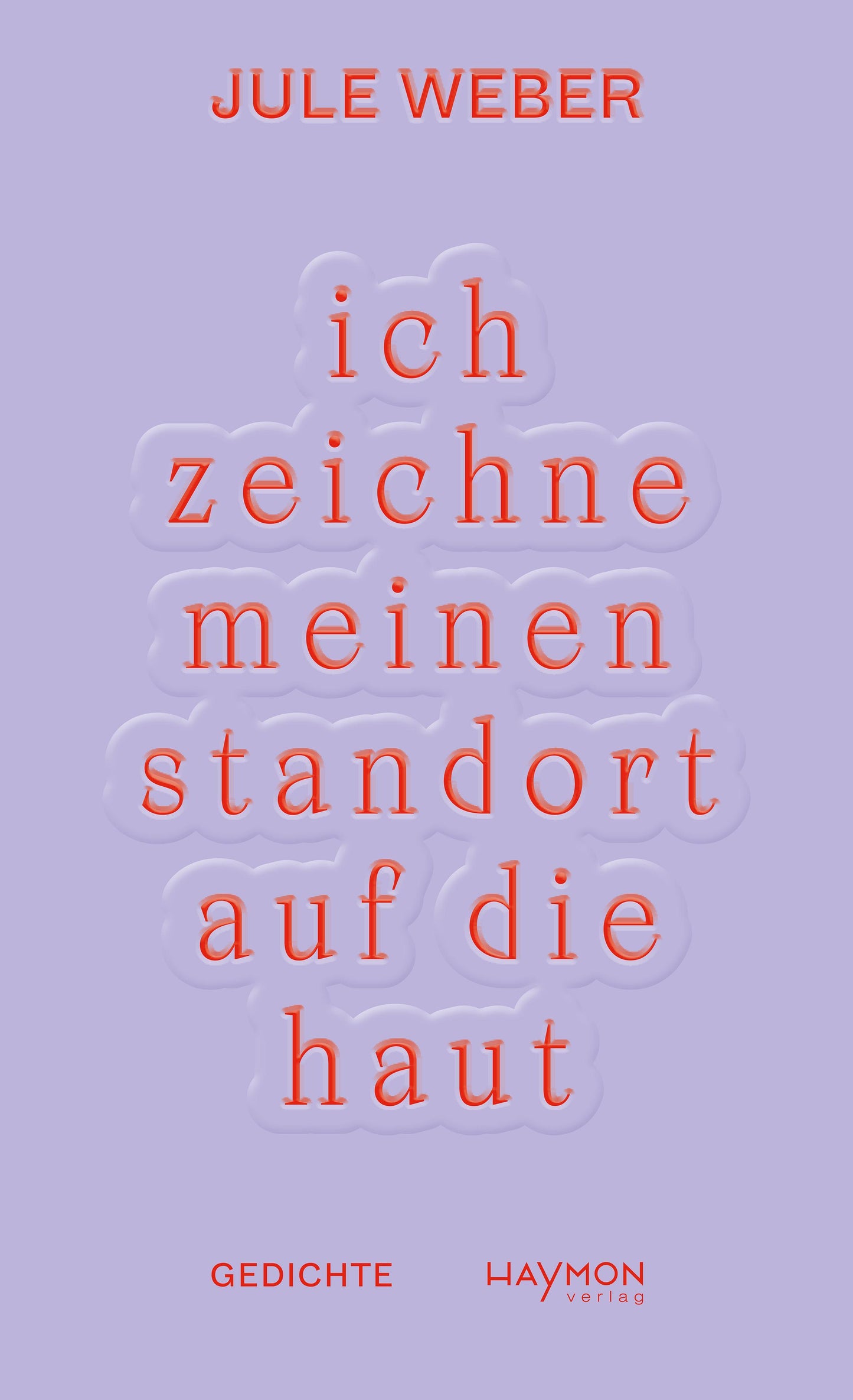 ich zeichne meinen standort auf die haut