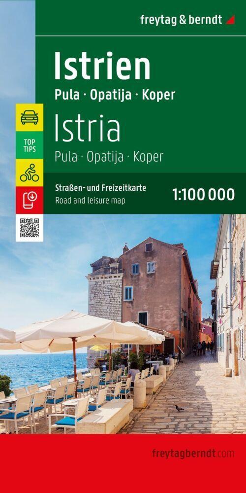 freytag & berndt Straßenkarte Istrien 1:100.000