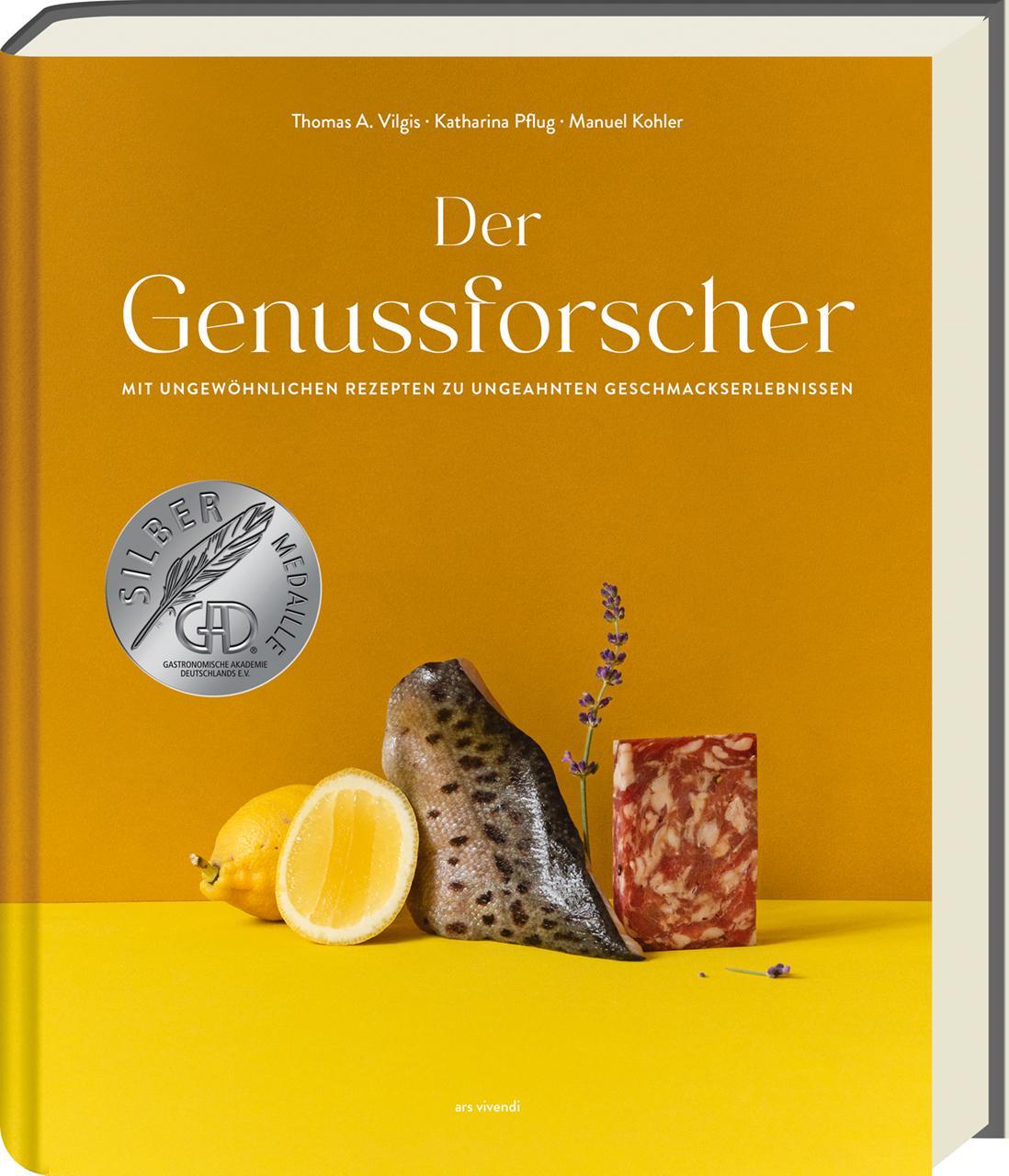 Buchcover: Der Genussforscher - Silbermedaille beim GAD 2022
