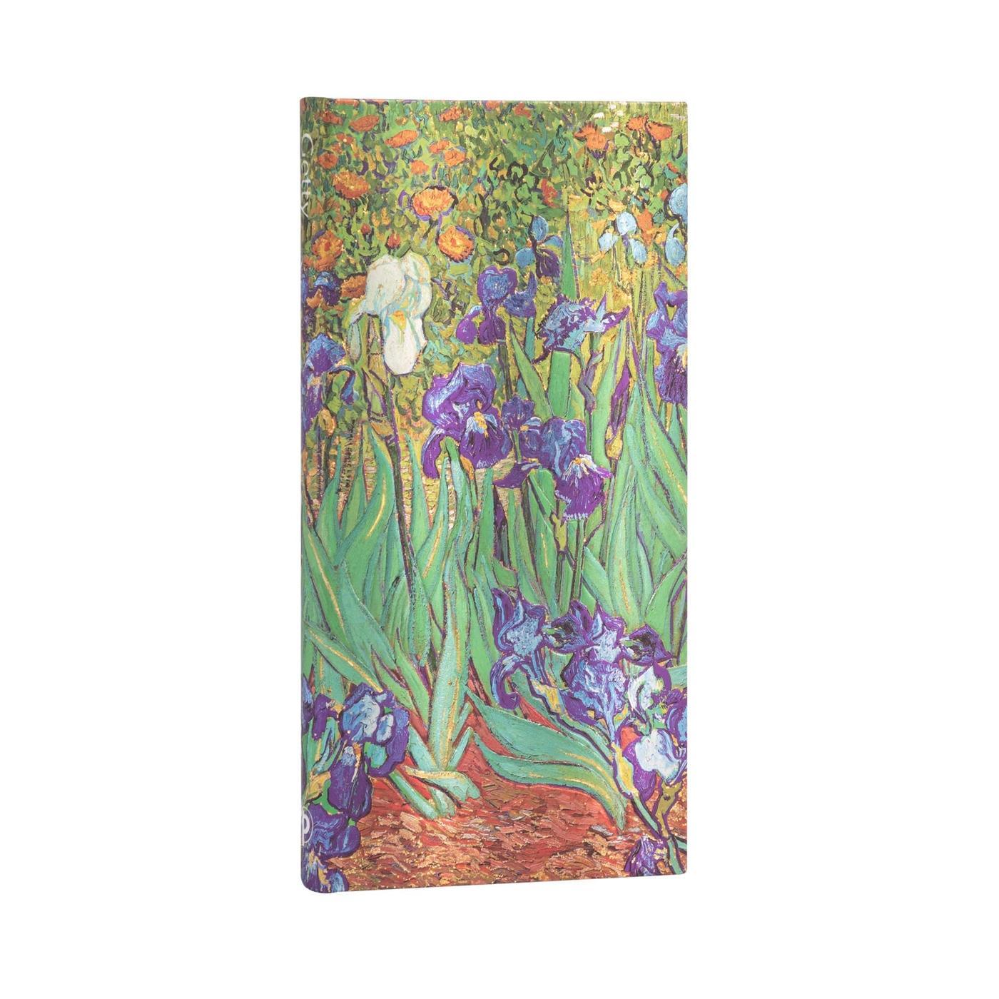 Notizbuch Van Goghs Schwertlilien Schlank Liniert