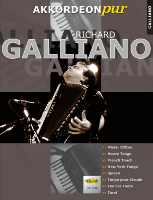 Buchcover: Richard Galliano, für Akkordeon