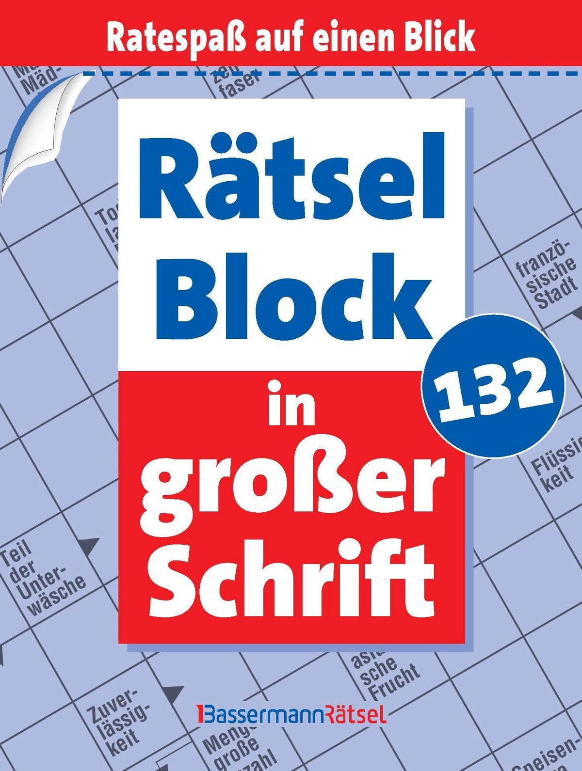 Buchcover: Rätselblock in großer Schrift 132 (5 Exemplare à 2,99 EUR)