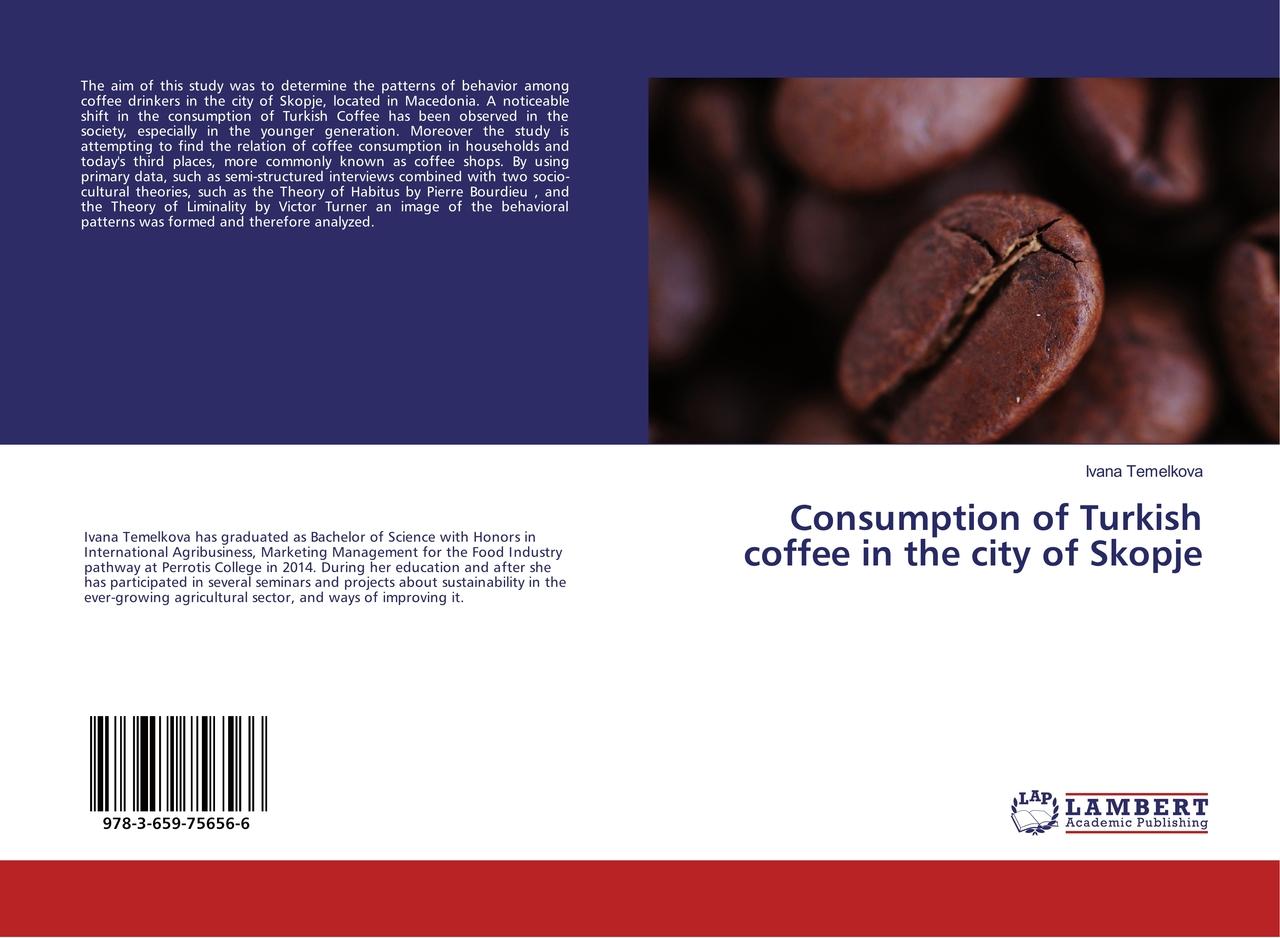 Consumption of Turkish coffee in the city of Skopje