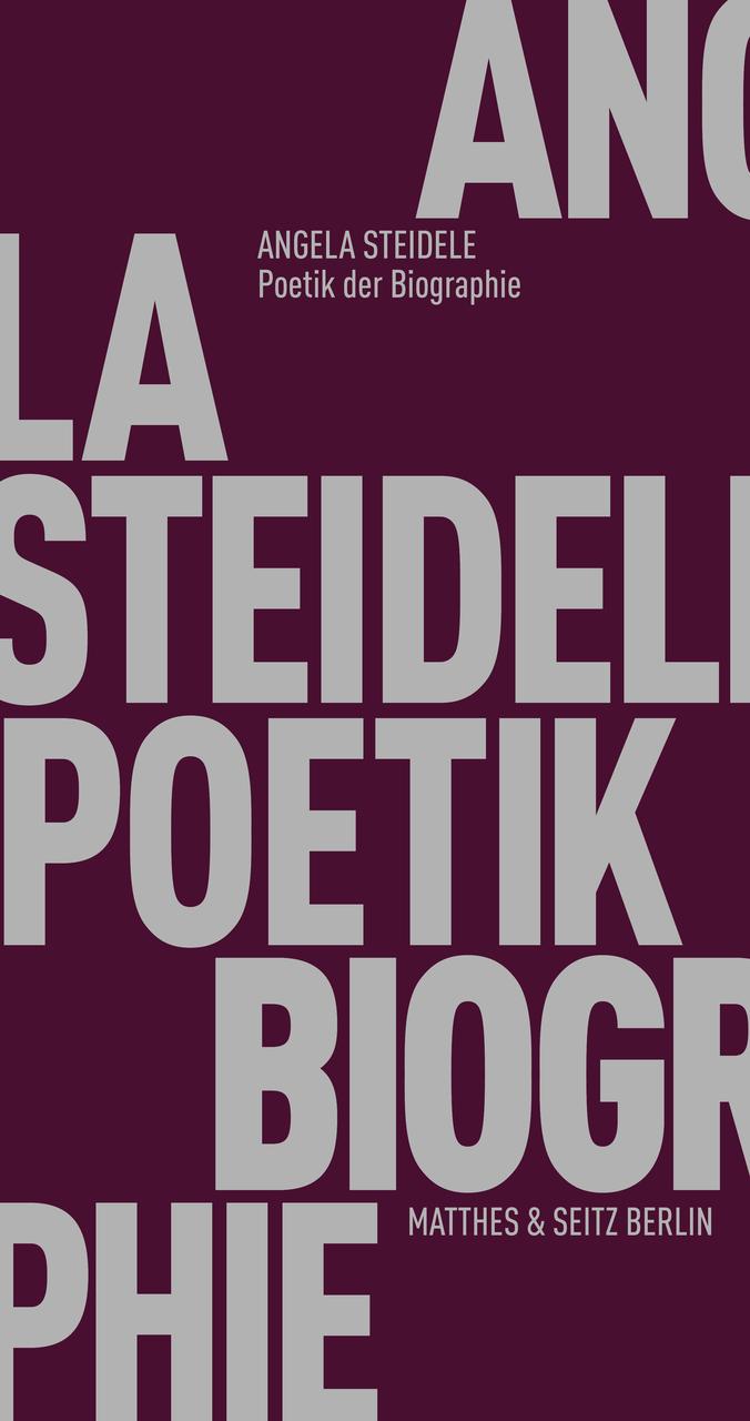 Buchcover: Poetik der Biographie