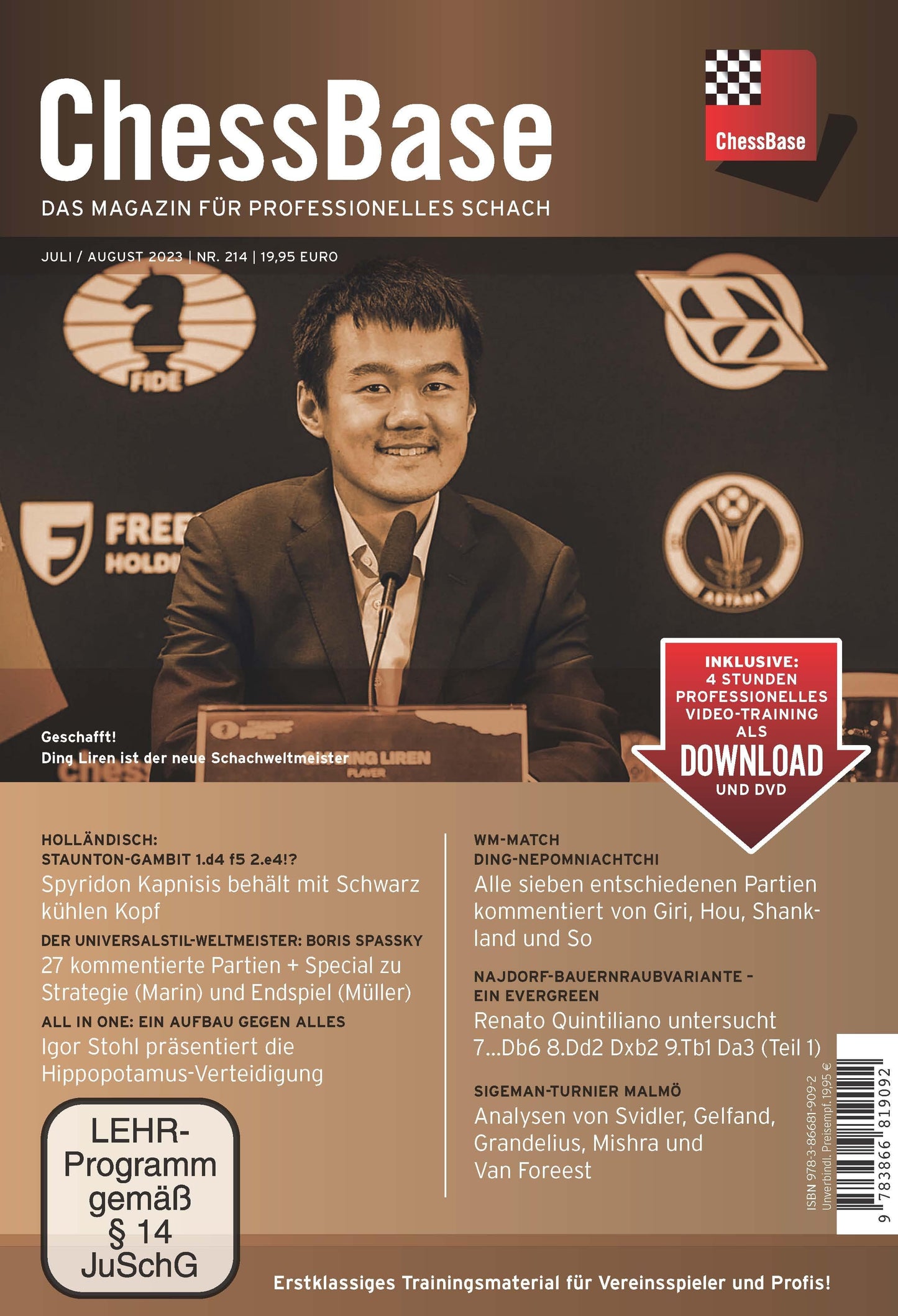 ChessBase Magazin 214,DVD-ROM