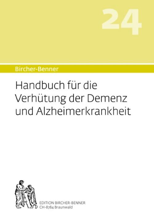 Buchcover: Handbuch für die Verhütung der Demenz und Alzheimerkrankheit