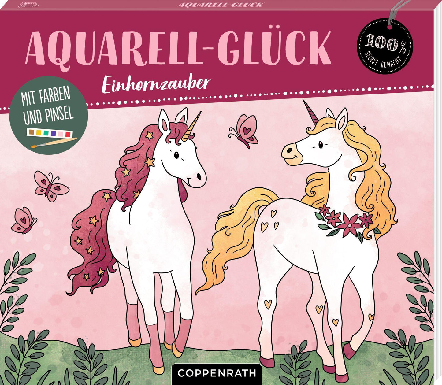 Aquarell-Glück Einhornzauber