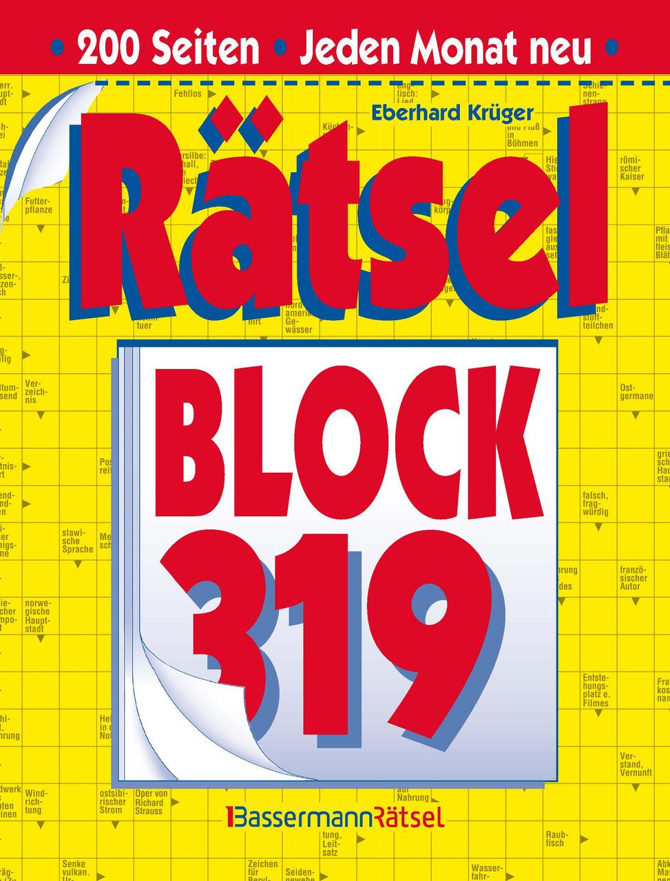 Buchcover: Rätselblock 319 (5 Exemplare à 2,99 EUR)