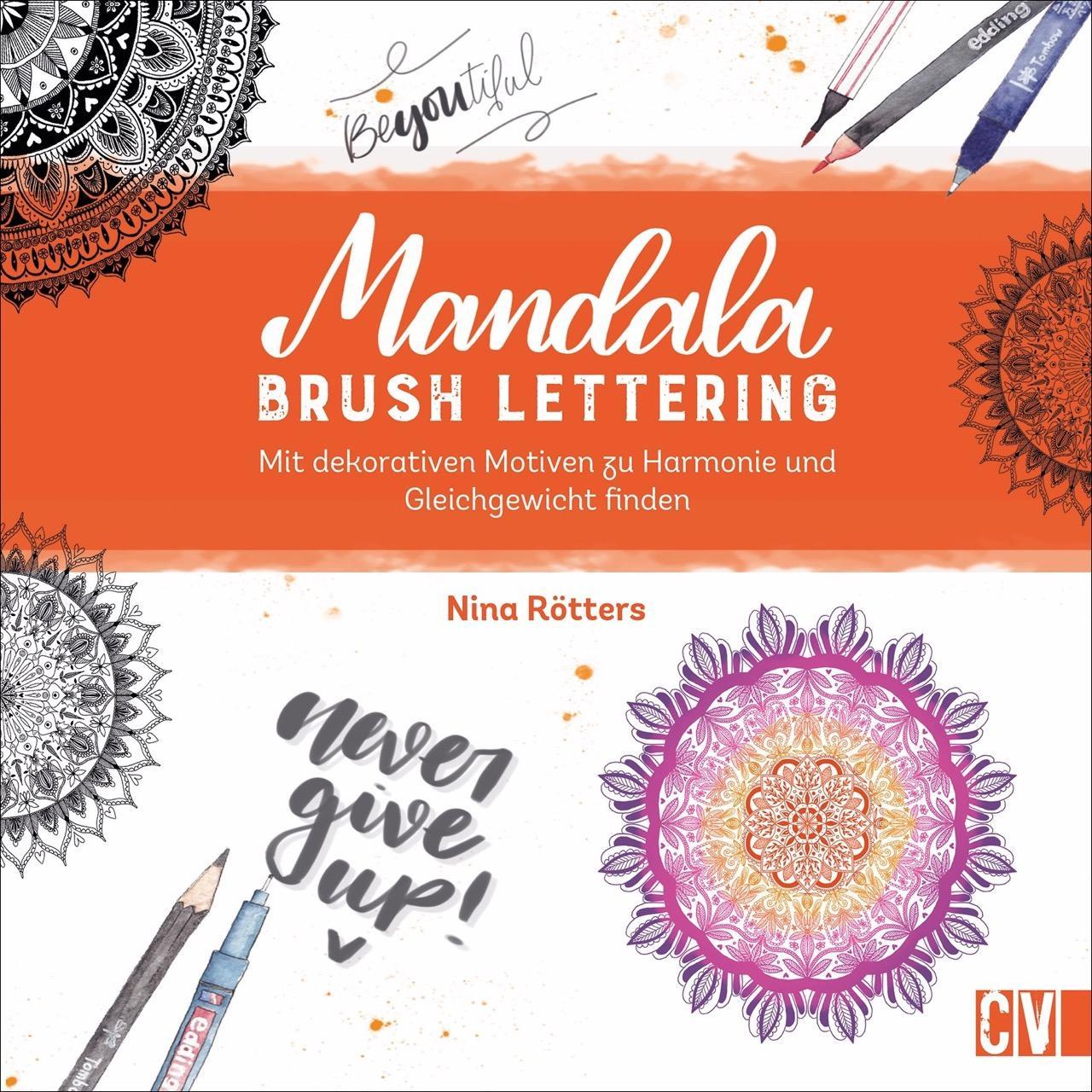 Buchcover: Mandala Brush Lettering