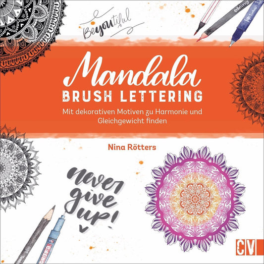 Buchcover: Mandala Brush Lettering