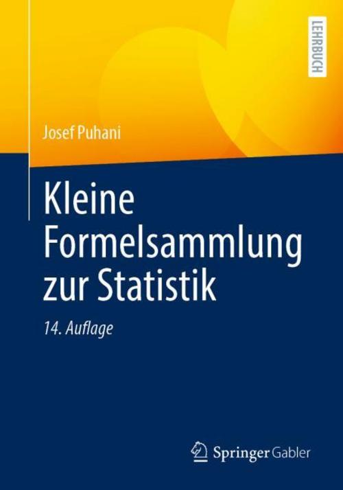 Buchcover: Kleine Formelsammlung zur Statistik