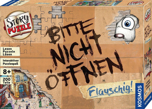 Story-Puzzle - Bitte nicht öffnen. Flauschig!