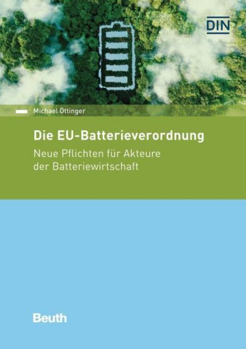 Buchcover: Die EU-Batterieverordnung