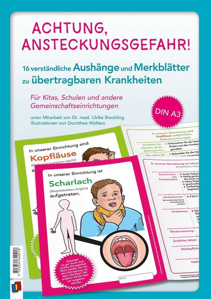 Achtung, Ansteckungsgefahr! - Verständliche Aushänge und Merkblätter zu übertragbaren Krankheiten