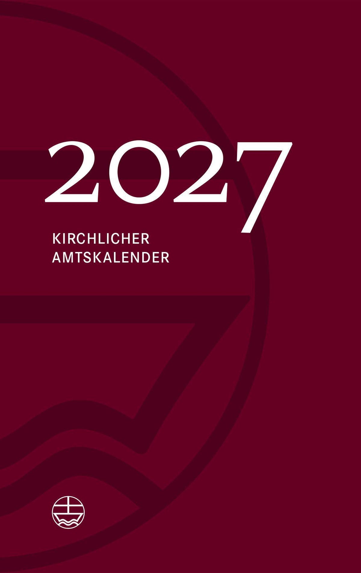 Buchcover: Kirchlicher Amtskalender 2027 - rot