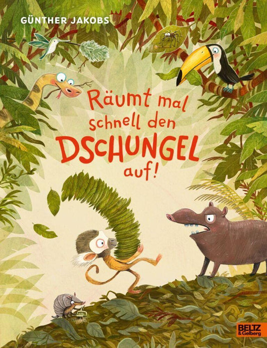 Räumt mal schnell den Dschungel auf!: Vierfarbiges Bilderbuch