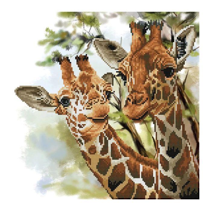 Buchcover: Diamond Painting Giraffen