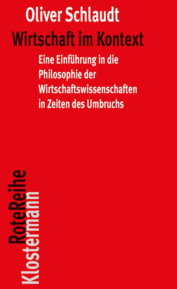 Buchcover: Wirtschaft im Kontext