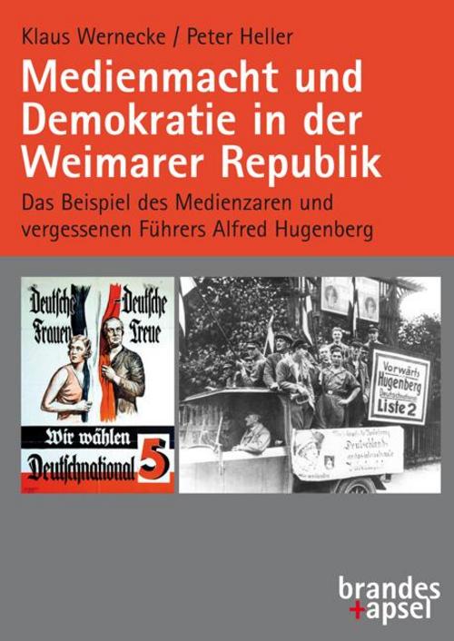 Buchcover: Medienmacht und Demokratie in der Weimarer Republik