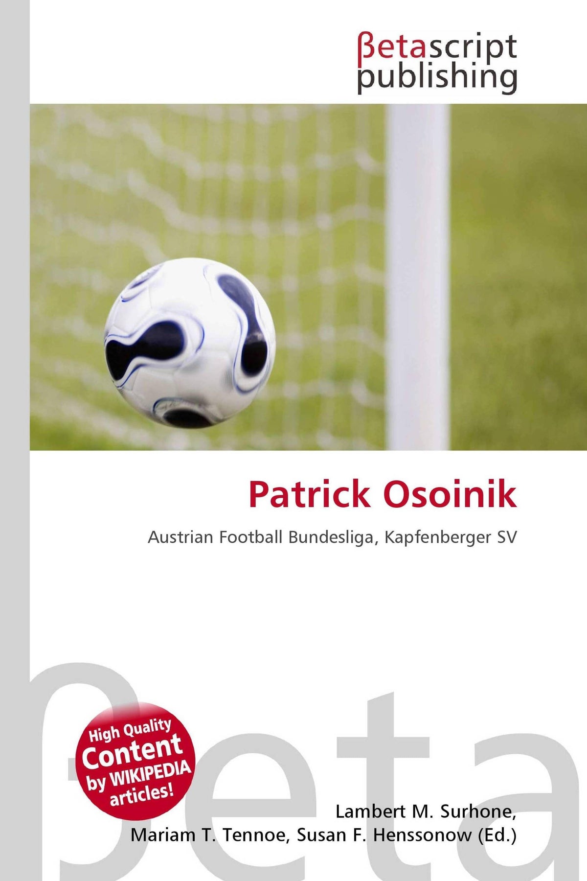 Buchcover: Patrick Osoinik