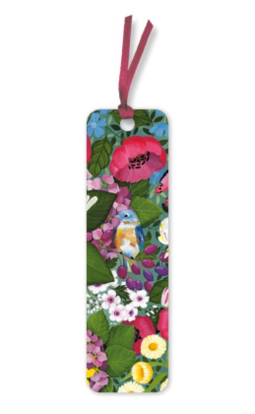 Buchcover: 10er-Verpackungseinheit Lesezeichen: Bex Parkin, Vögel und Blumen