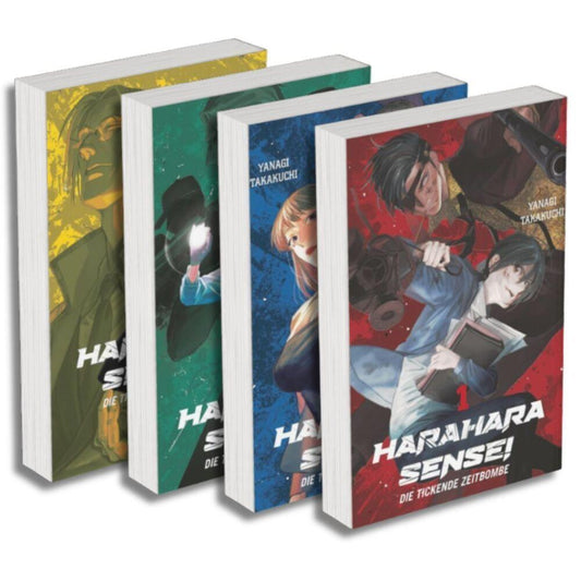 Harahara Sensei - Die tickende Zeitbombe: Manga Pack (Band 1-4)