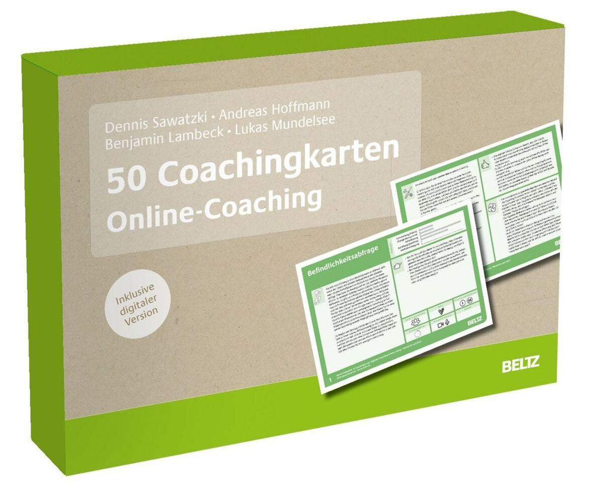 Buchcover: 50 Coachingkarten Online-Coaching