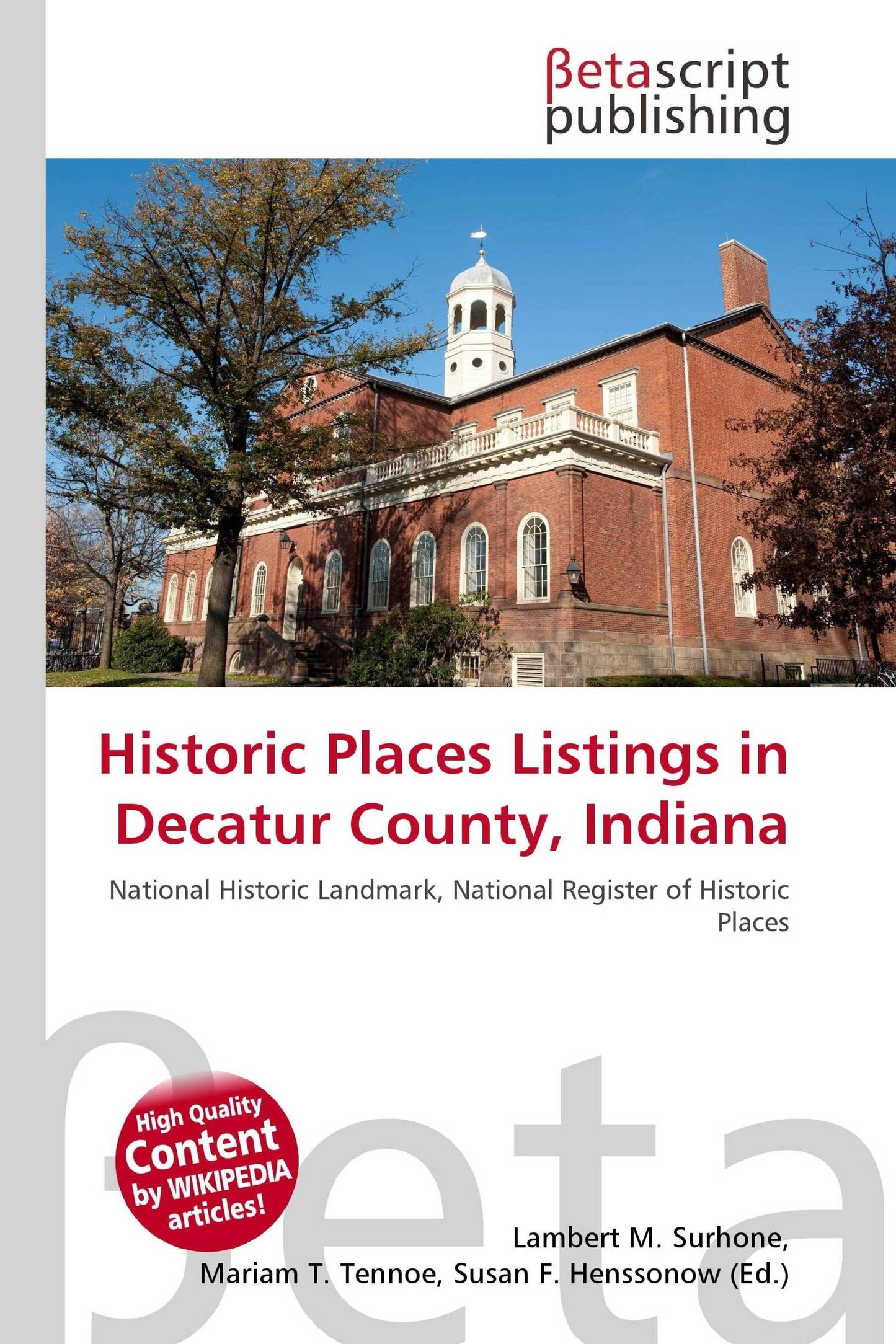 Historic Places Listings in Decatur County, Indiana
