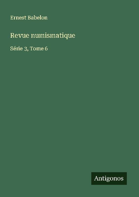 Revue numismatique