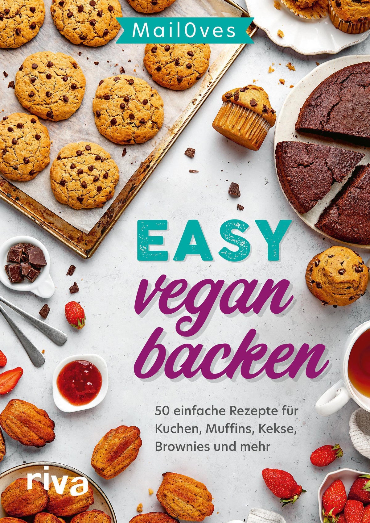 Buchcover: Easy vegan backen