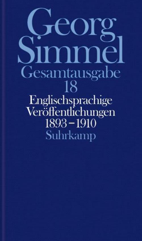 Englischsprachige Veröffentlichungen 1893-1910