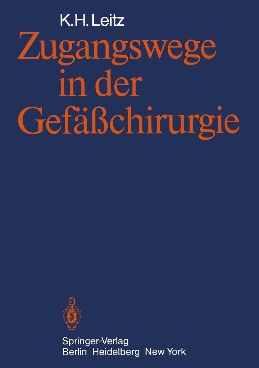 Buchcover: Zugangswege in der Gefäßchirurgie