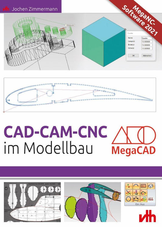 Buchcover: CAD - CAM - CNC im Modellbau