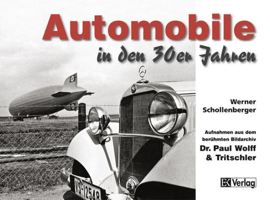 Buchcover: Automobile in den 30er Jahren