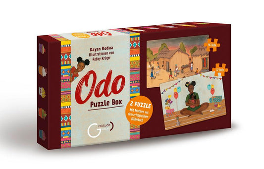 Odo Puzzle-Box. Eine Reise in ein lebendiges Dorf in Ghana