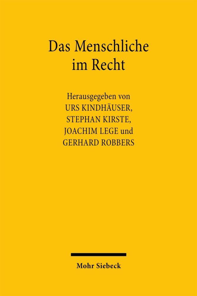 Das Menschliche im Recht