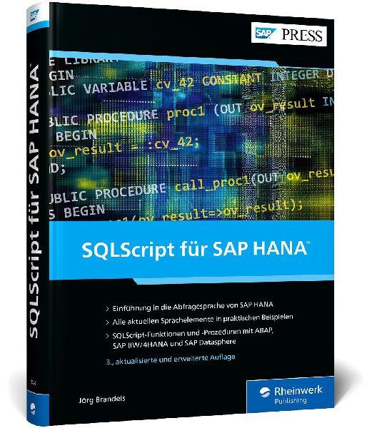 Buchcover: SQLScript für SAP HANA